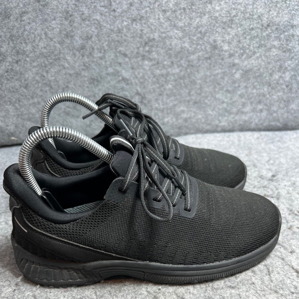 Orthofeet Coral Black Stretch Knit Slip Resistant Walking Sneakers Women 6B - Picture 3 of 6